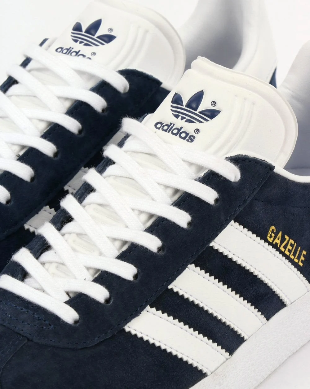 Adidas Gazelle Trainers Navy/White - Image 2