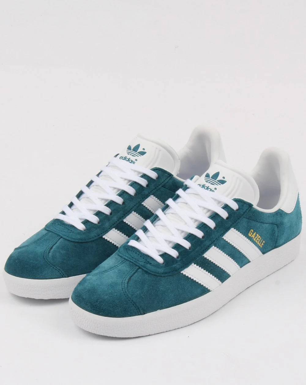 Adidas Gazelle Trainers Petrol Blue/white - Image 3