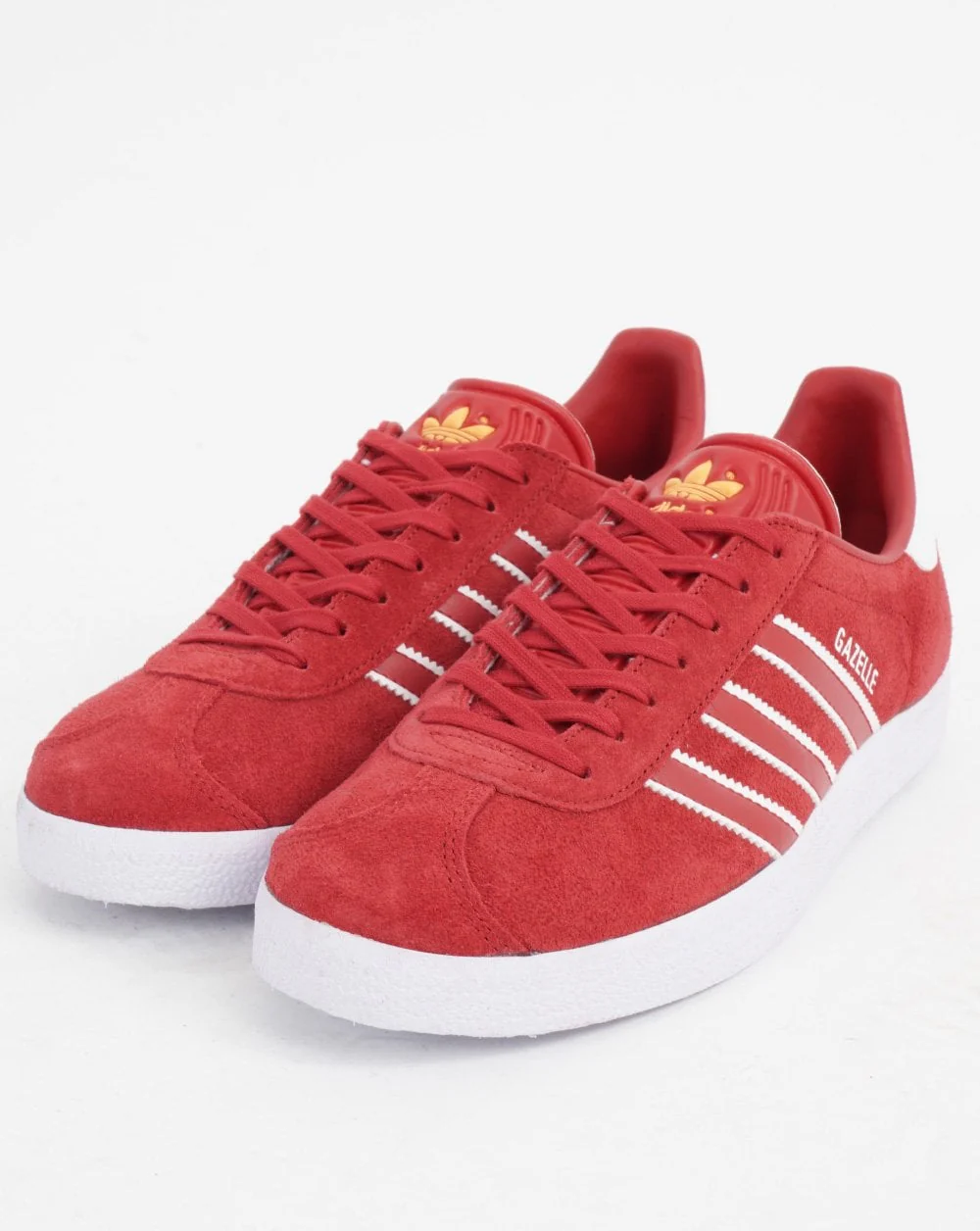 Adidas Gazelle Trainers Red/white - Image 3