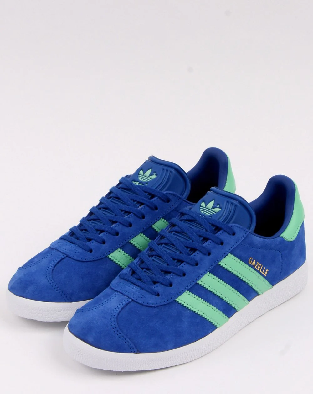 Adidas Gazelle Trainers Royal Blue/Green - Image 4