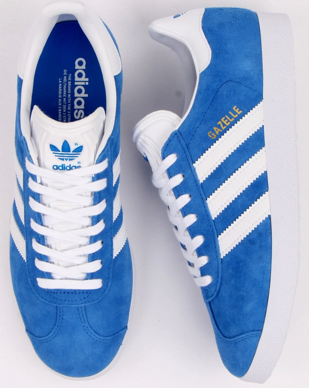 Adidas Gazelle Trainers Royal Blue/White - Image 2