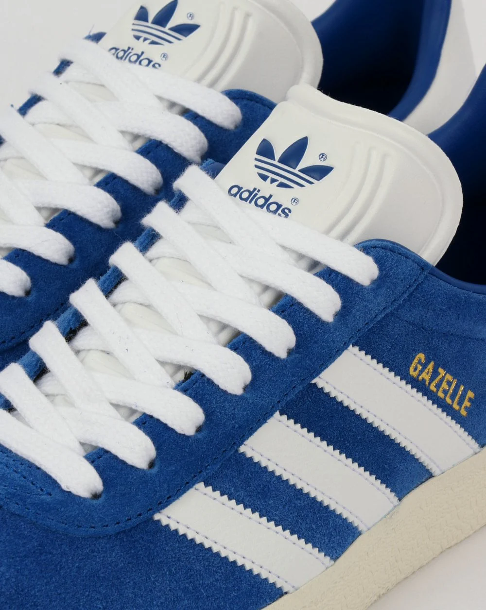 Adidas Gazelle Trainers Royal/White Vintage - Image 4