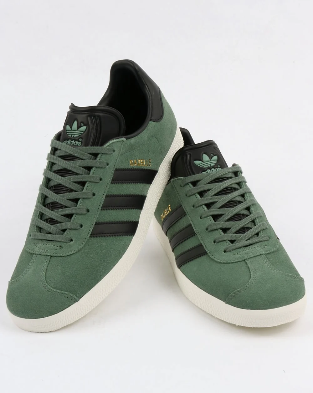 Adidas Gazelle Trainers Trace Green/Black - Image 3