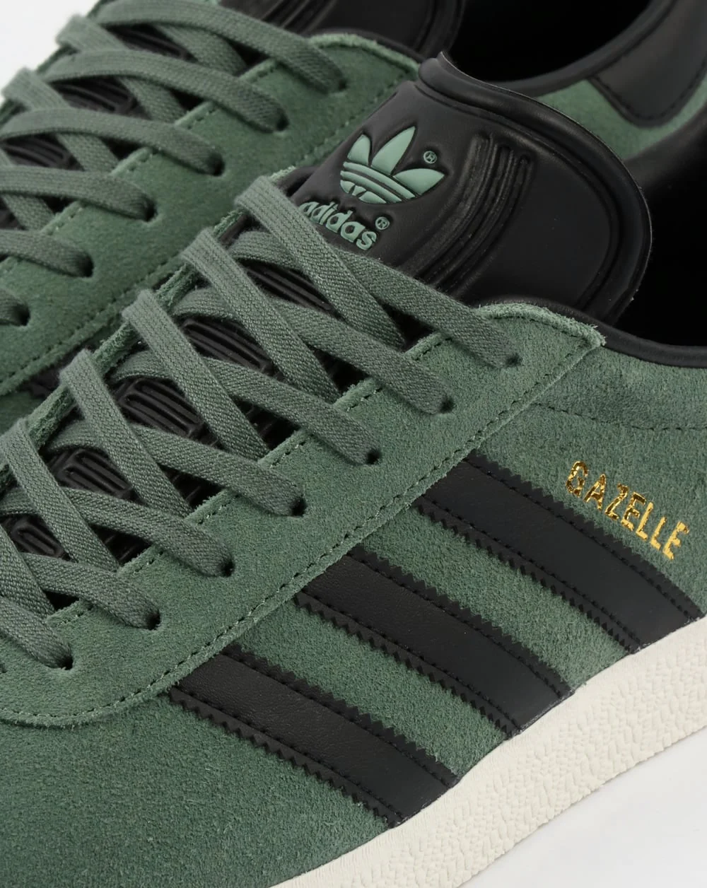 Adidas Gazelle Trainers Trace Green/Black - Image 4