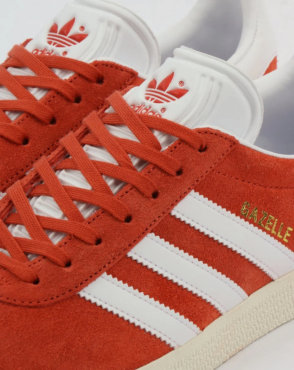 Adidas Gazelle Trainers Vintage Orange/White - Image 2