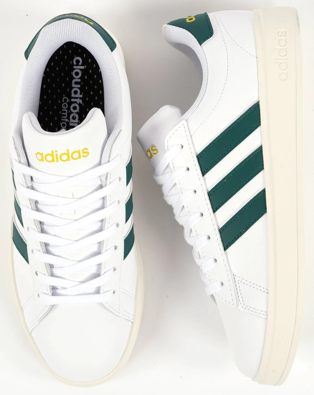 Adidas Grand Court 2.0 Trainers White Green