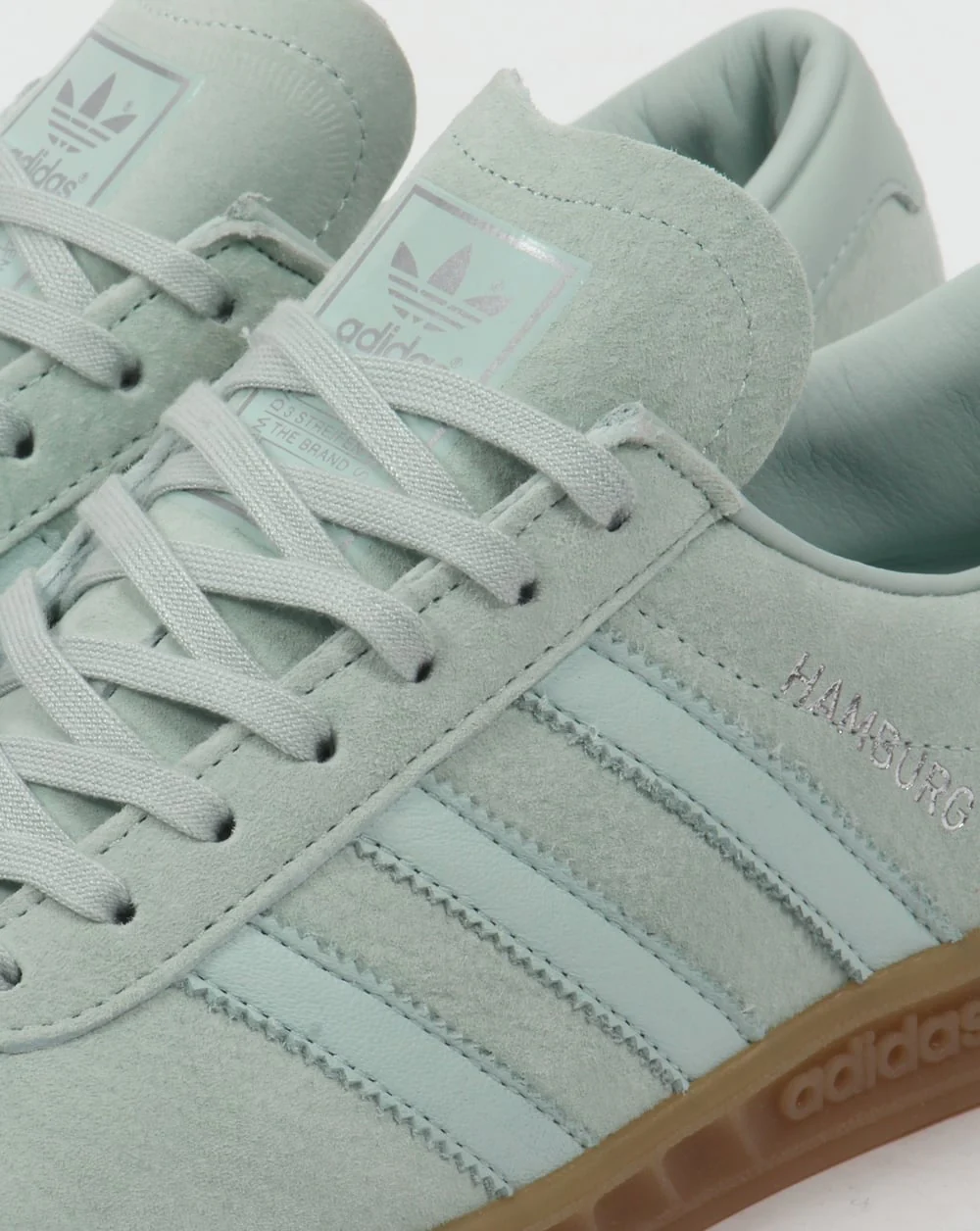 Adidas Hamburg Trainers Green Chalk - Image 4
