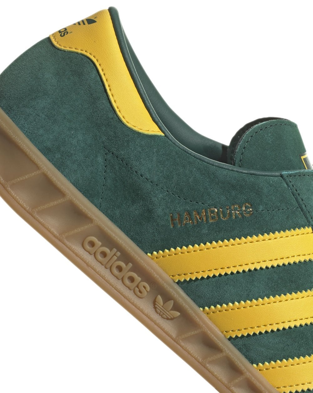 Adidas Hamburg Trainers Green/Yellow - Image 2