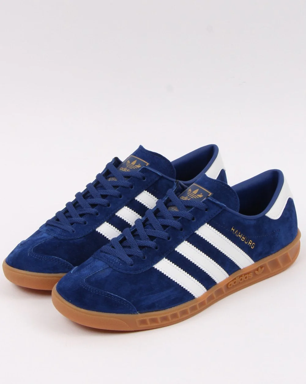 Adidas Hamburg Trainers Navy Blue/White - Image 4