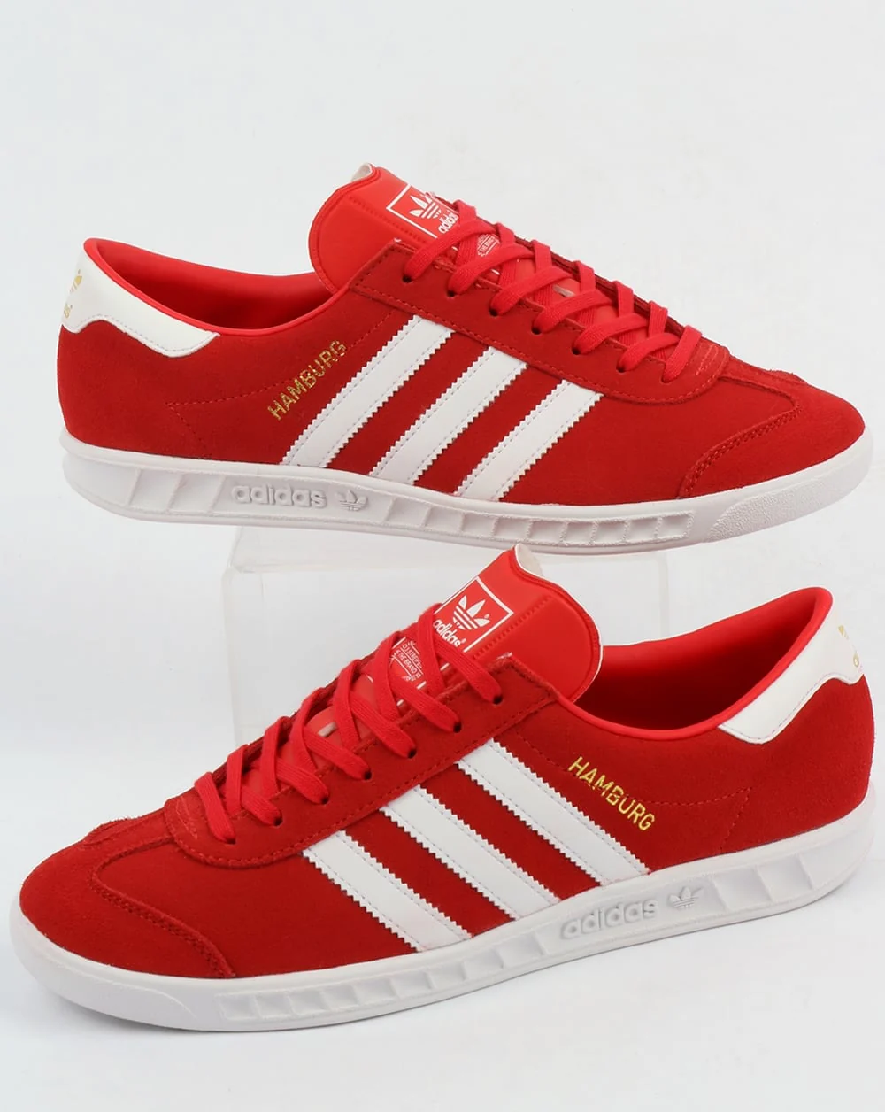 Adidas Hamburg Trainers Red/White