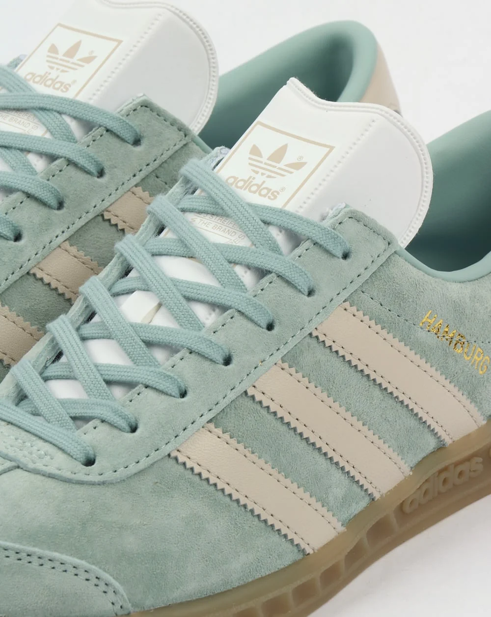 Adidas Hamburg Trainers Tactile Green/Clear Brown - Image 4