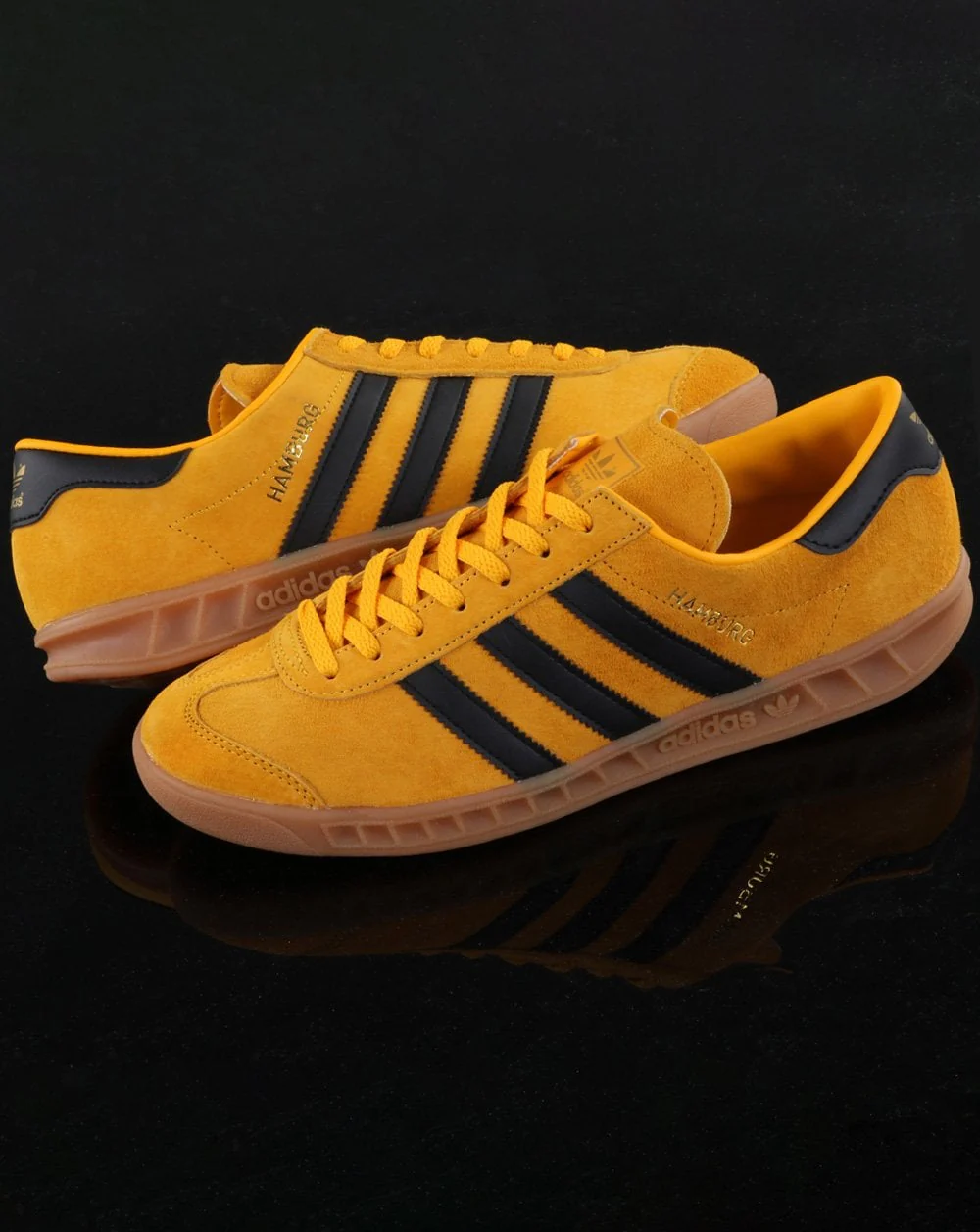 Adidas Hamburg Trainers Yellow/Black