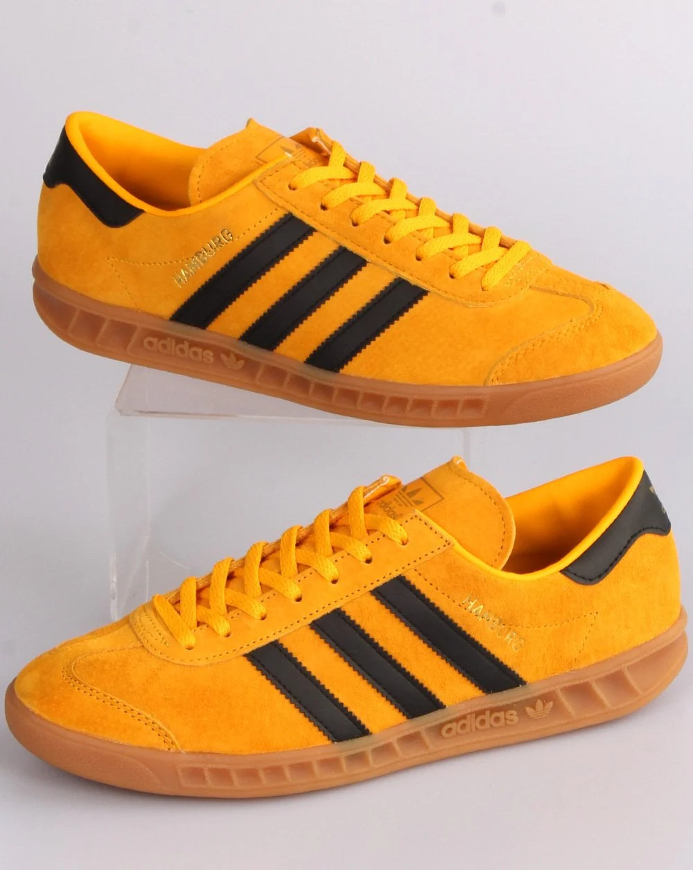 Adidas Hamburg Trainers Yellow/Black - Image 3