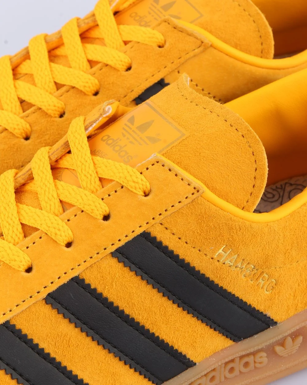 Adidas Hamburg Trainers Yellow/Black - Image 4