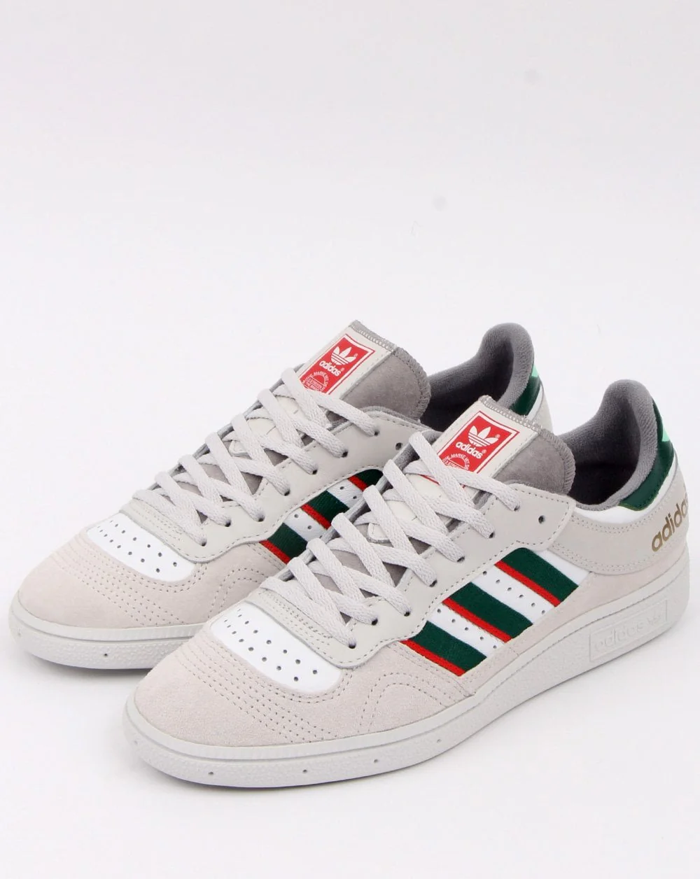 Adidas Handball Top Trainers Grey/Green/Red - Image 4
