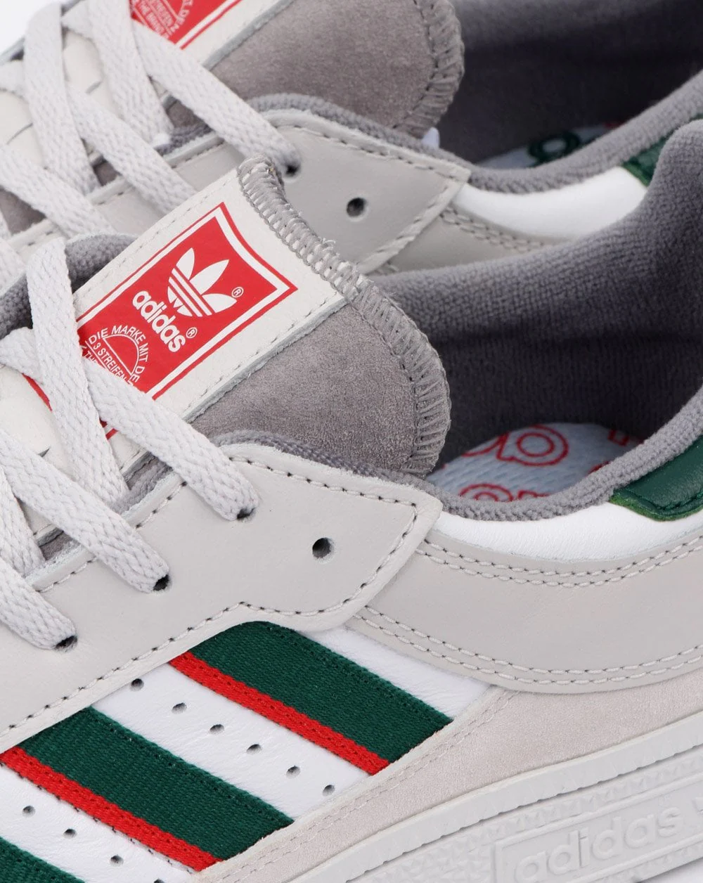 Adidas Handball Top Trainers Grey/Green/Red - Image 5