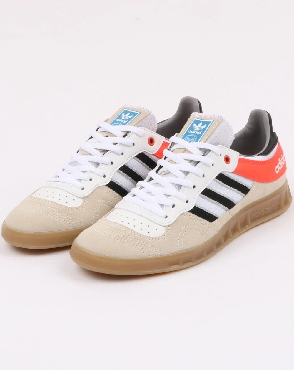 Adidas Handball Top Trainers White/Black/Solar Red - Image 3