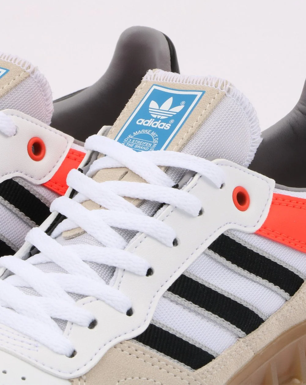 Adidas Handball Top Trainers White/Black/Solar Red - Image 4
