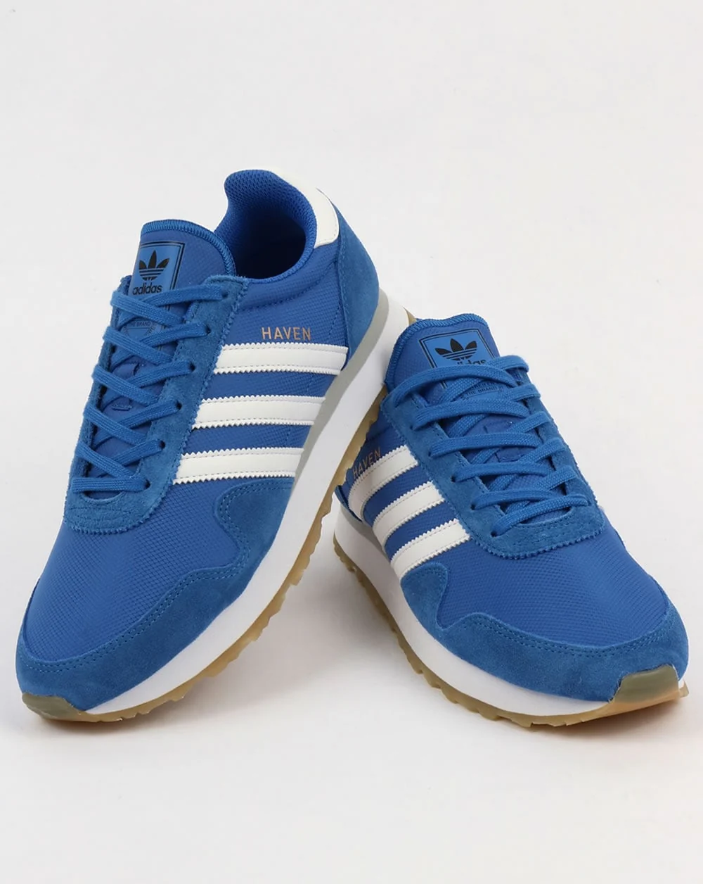 Adidas Haven Trainers Blue/White/Gum - Image 4