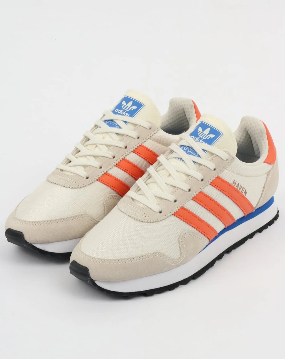 Adidas Haven Trainers Chalk White/Trace Orange - Image 3