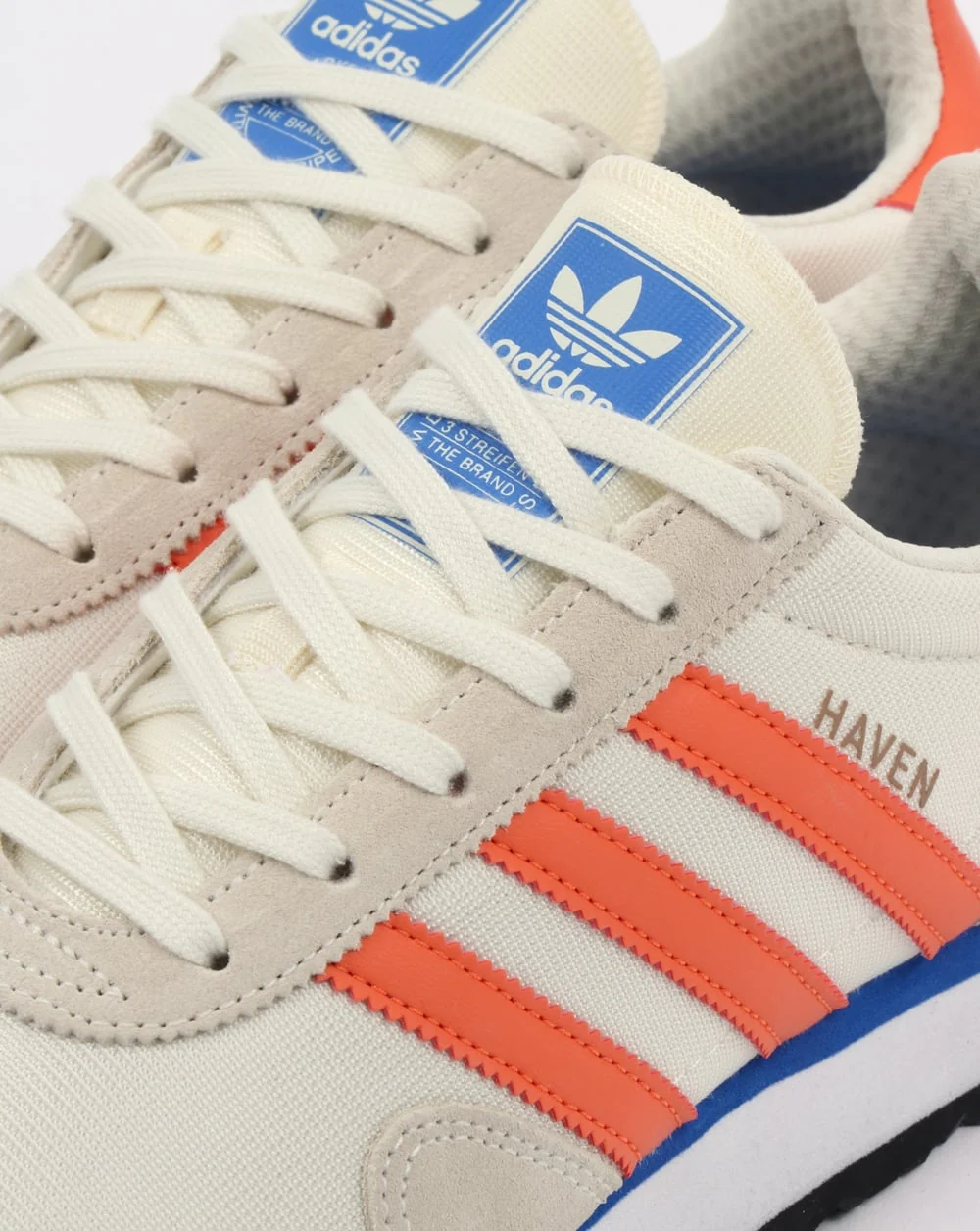 Adidas Haven Trainers Chalk White/Trace Orange - Image 4