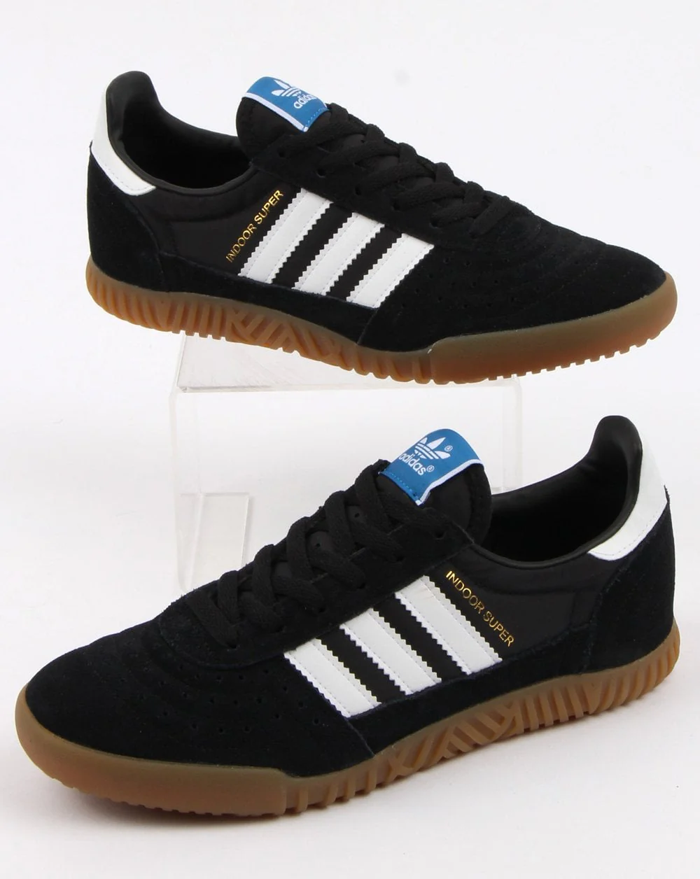 Adidas Indoor Super Trainers Black/White/Gum
