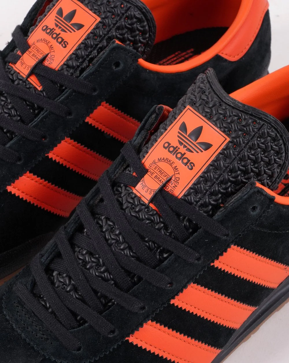 Adidas Jeans Mk II Trainers Black/Orange - Image 3
