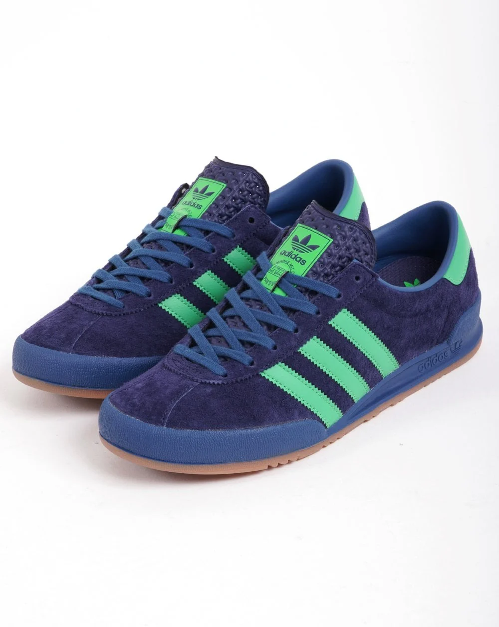 Adidas Jeans MK II Trainers Dark Blue/Green - Image 3