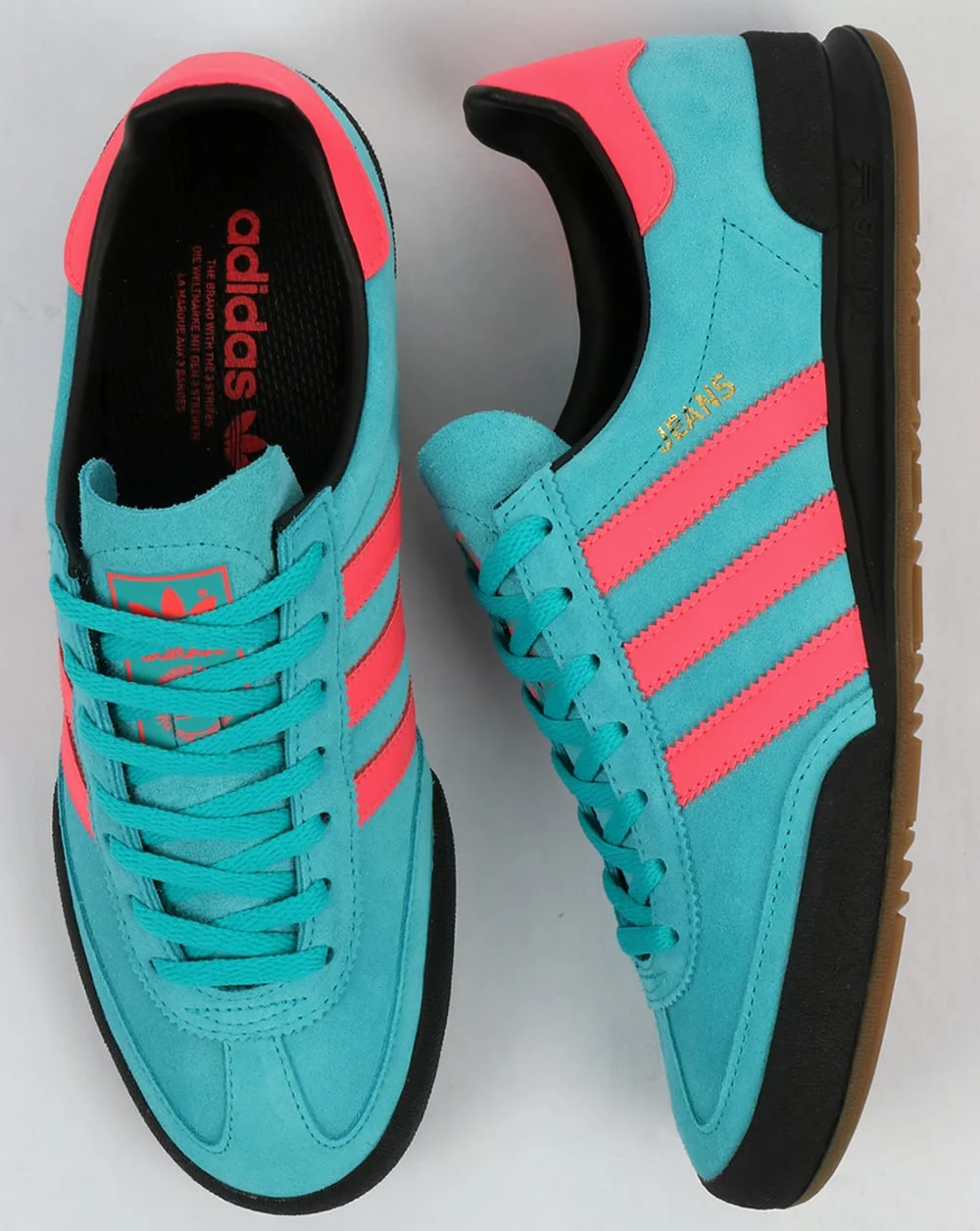 Adidas Jeans Mk2 Trainers Energy Blue/Pink - Image 2