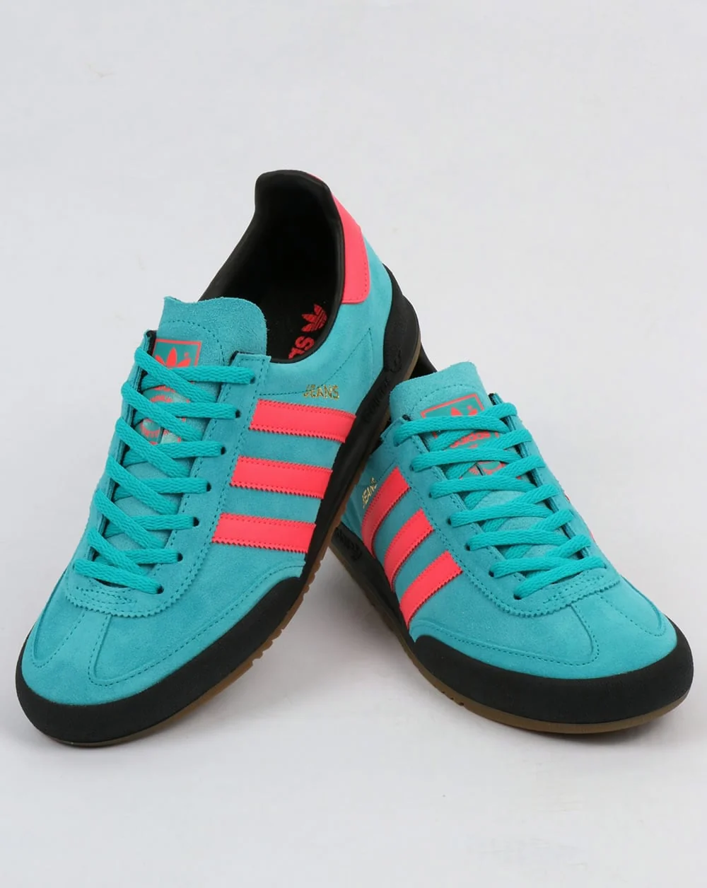 Adidas Jeans Mk2 Trainers Energy Blue/Pink - Image 3