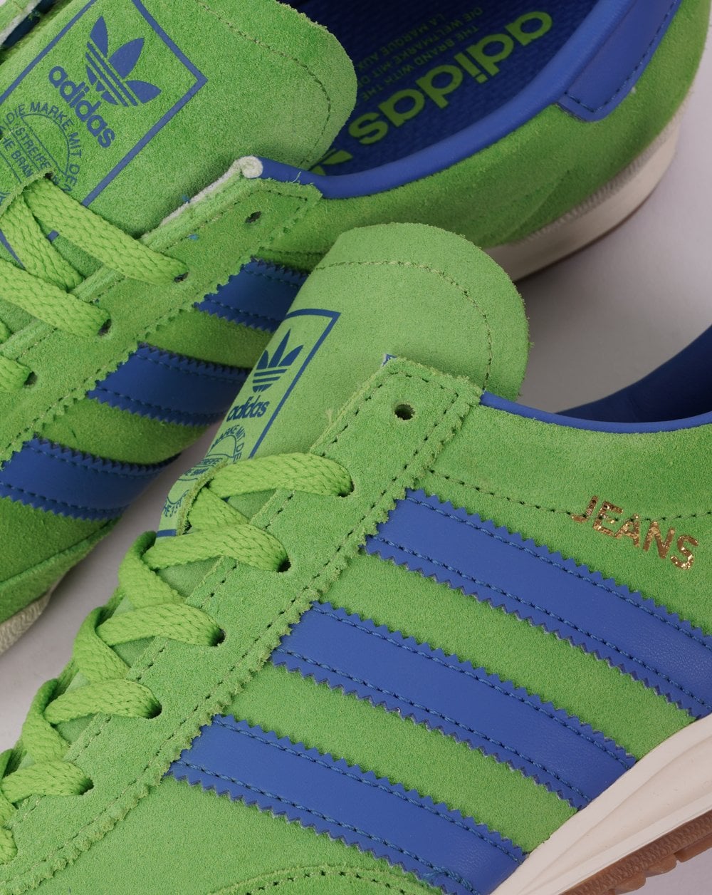 Adidas Jeans Trainers Solar lime Blue - Image 2