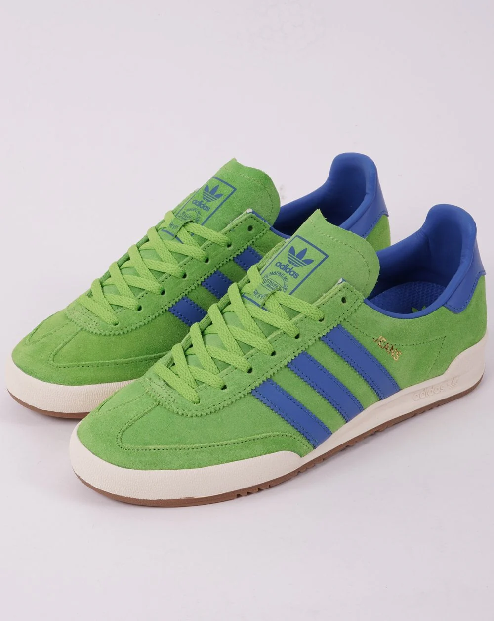 Adidas Jeans Trainers Solar lime Blue - Image 3