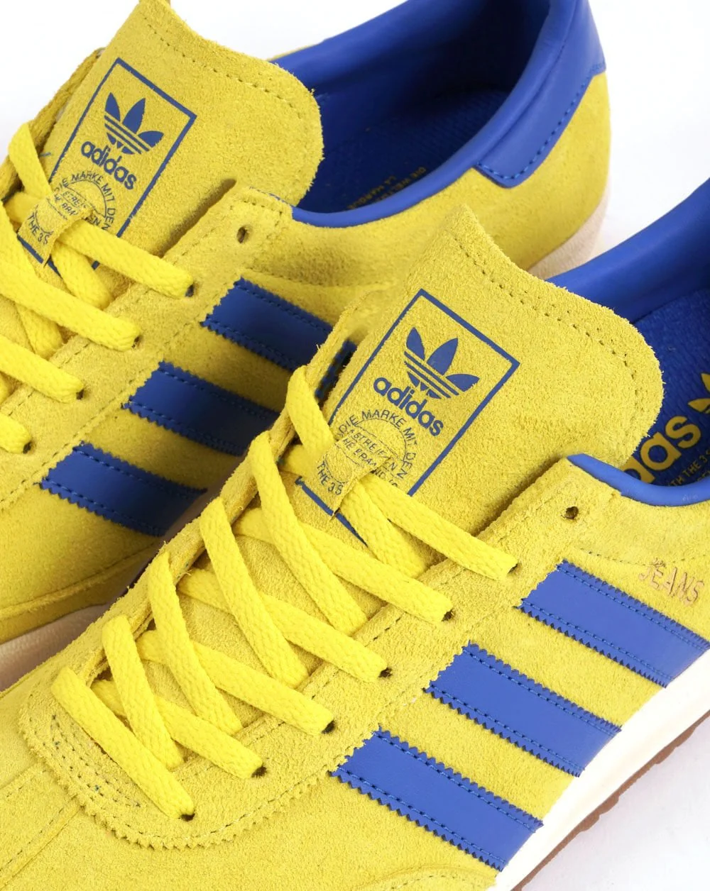 Adidas Jeans Trainers Yellow/blue - Image 3