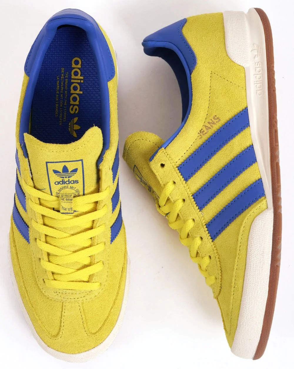 Adidas Jeans Trainers Yellow/blue - Image 5