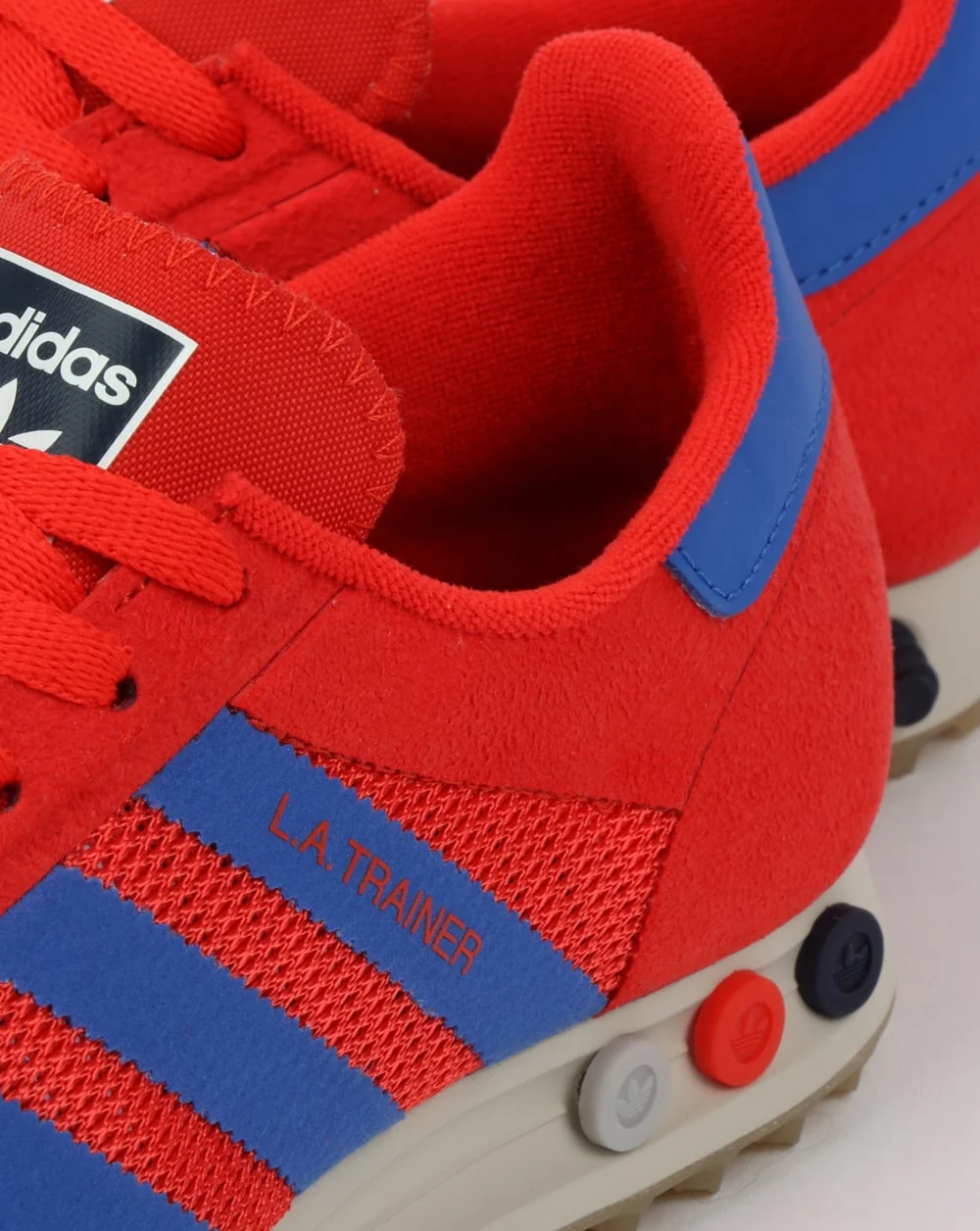 Adidas LA OG Trainer Hi Res Red/Hi Res Blue - Image 3