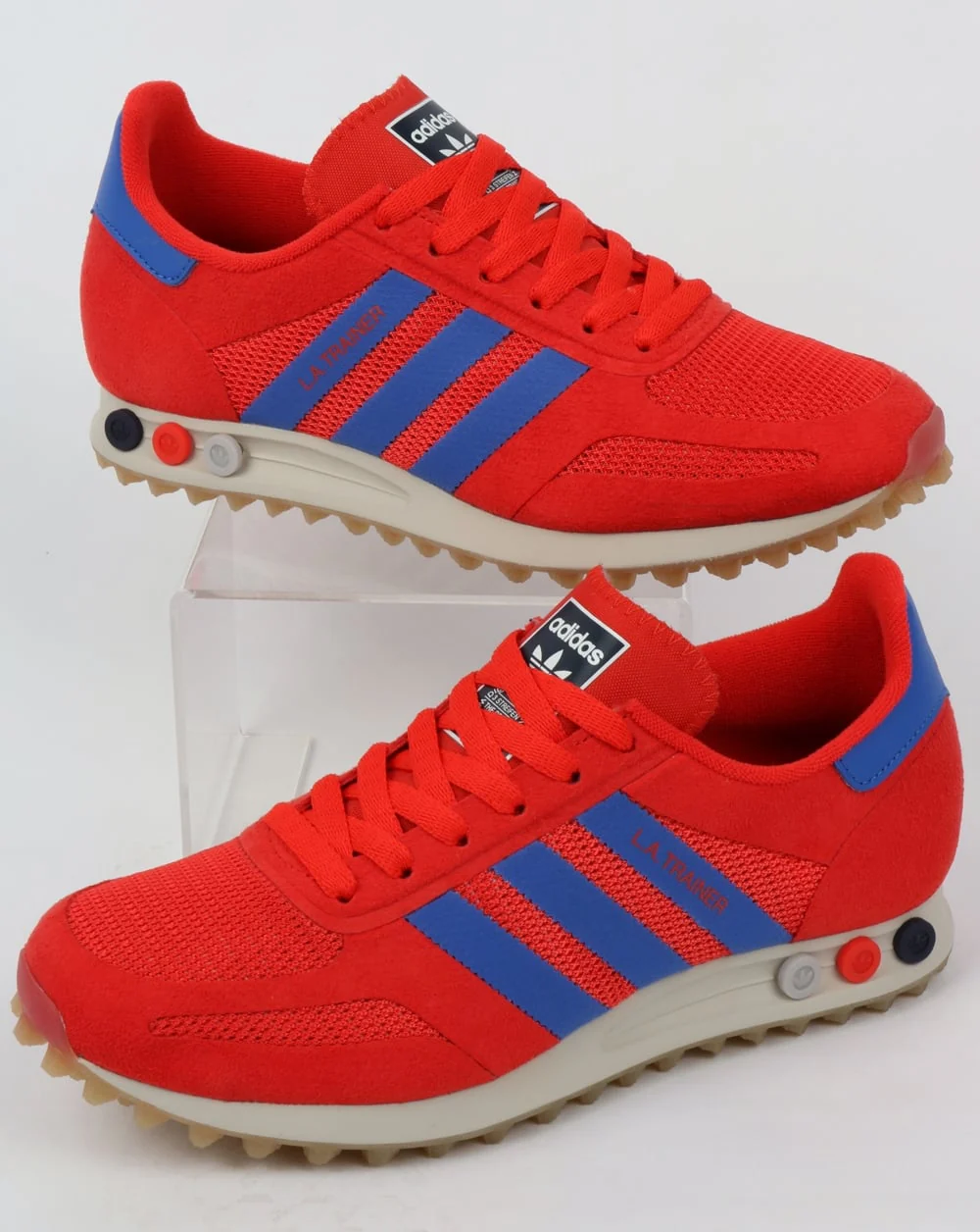 Adidas LA OG Trainer Hi Res Red/Hi Res Blue - Image 4