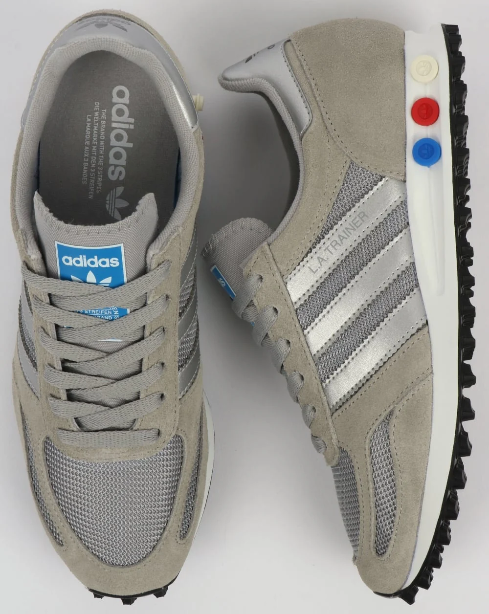 Adidas LA Trainer Solid Grey/Silver - Image 2