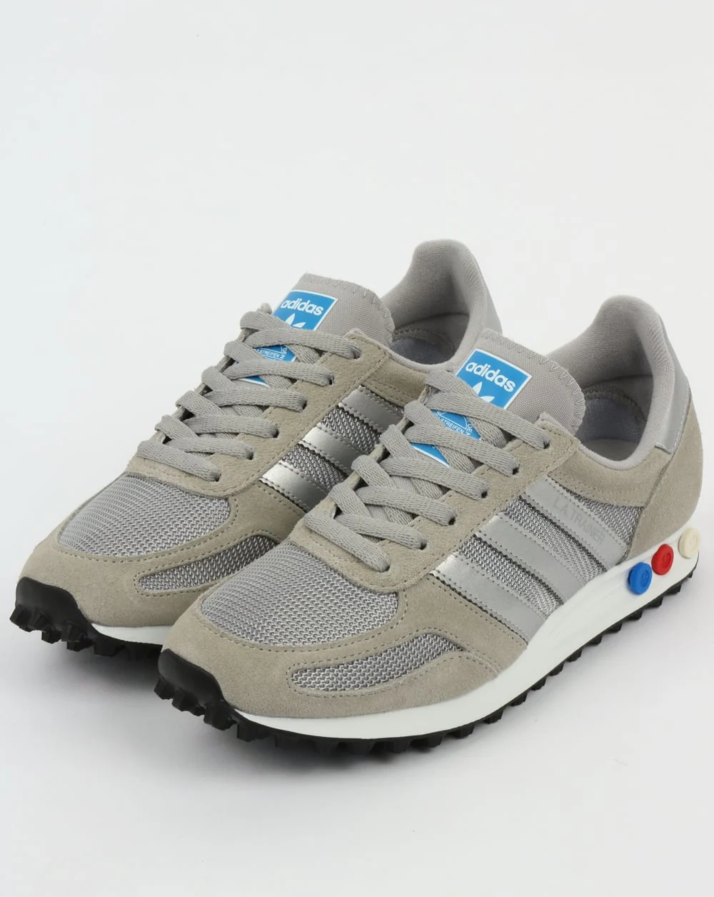 Adidas LA Trainer Solid Grey/Silver - Image 3
