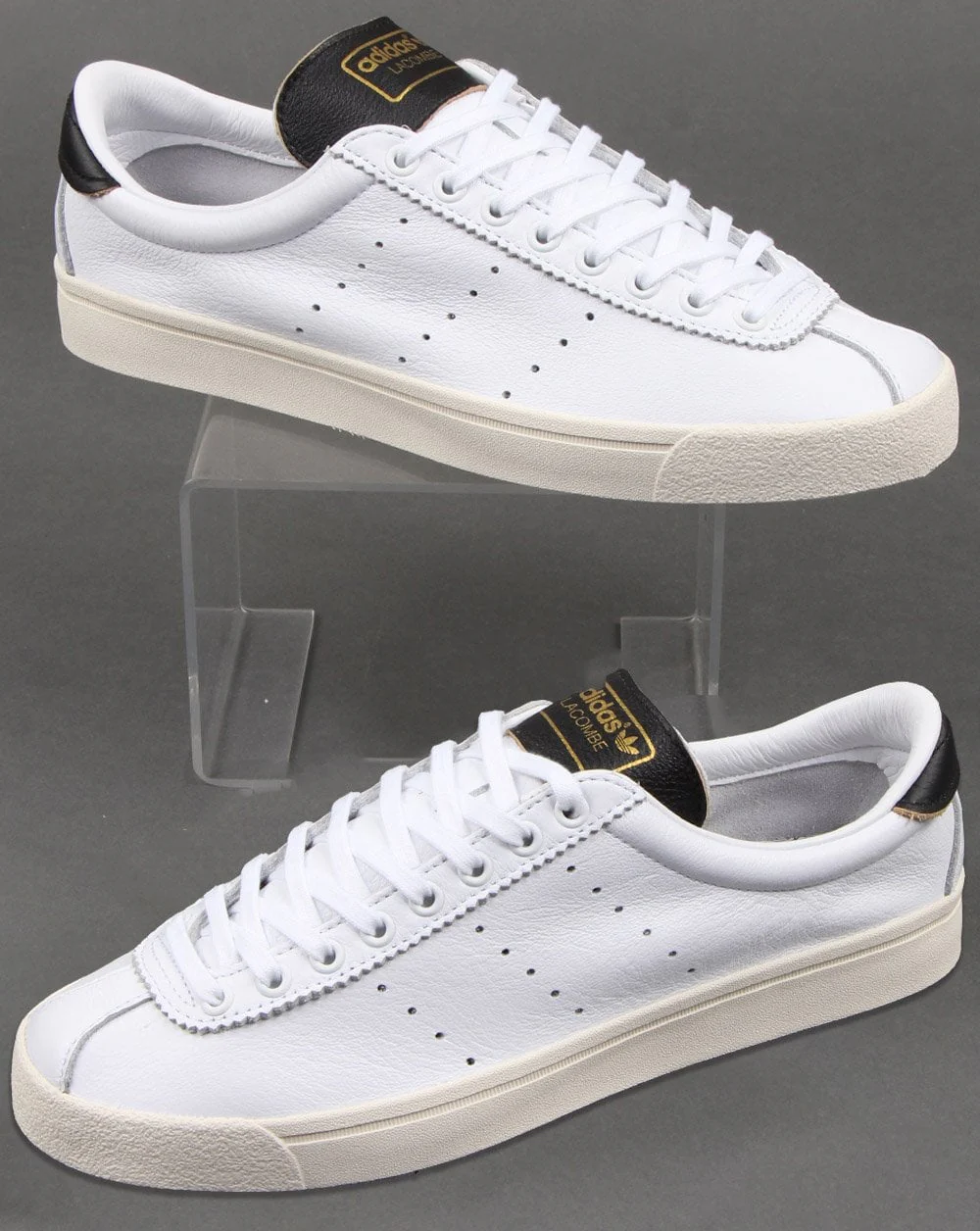 Adidas Lacombe Trainers White/Black - Image 3