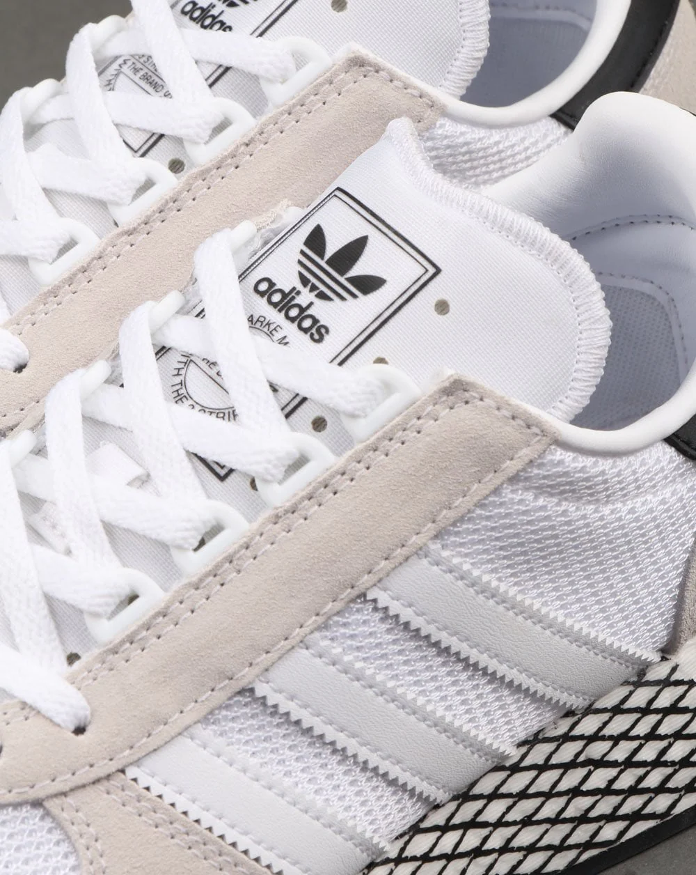 Adidas Marathon Tech Trainers White/Black - Image 4