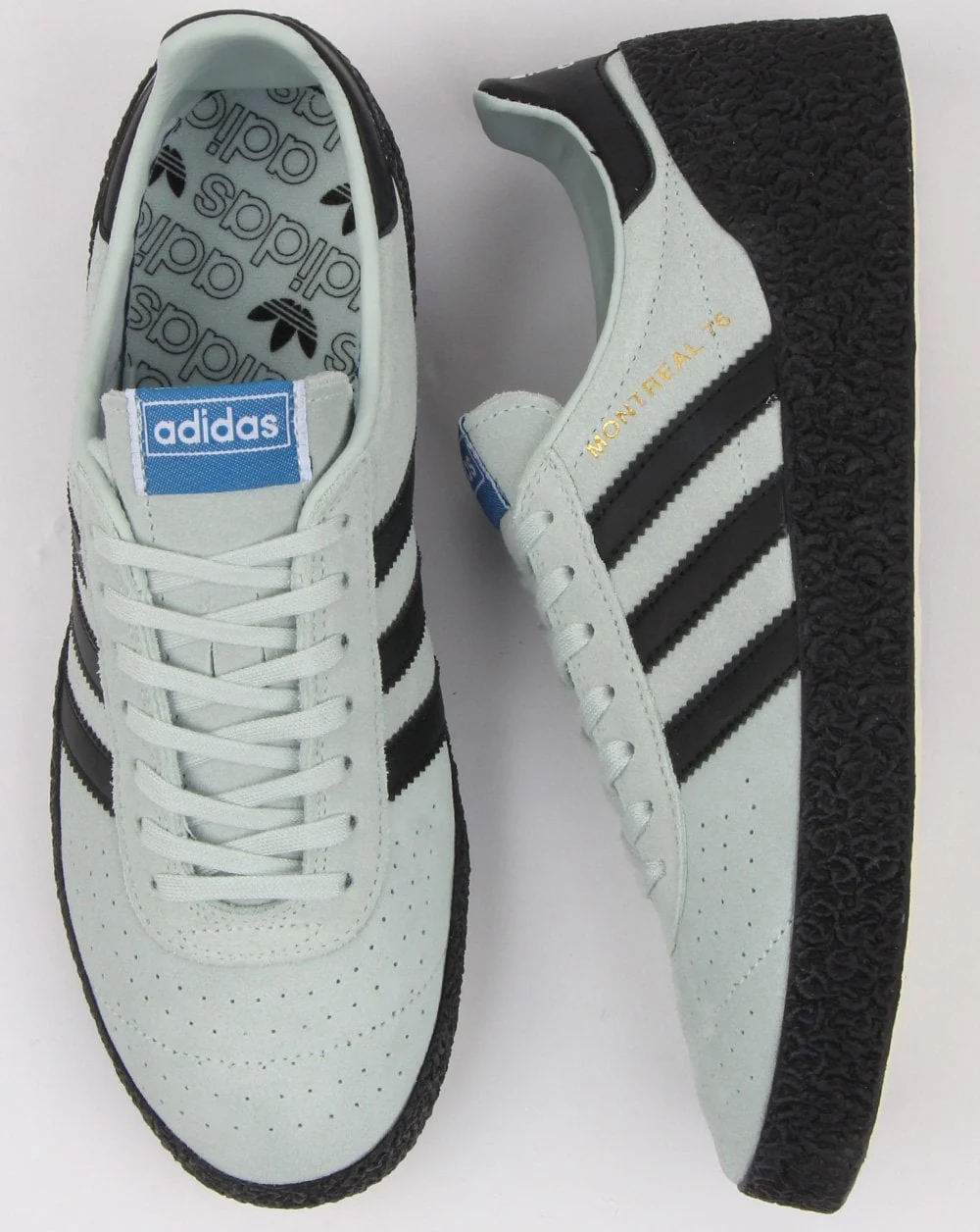 Adidas Montreal 76 Trainers Mint Green/black - Image 2