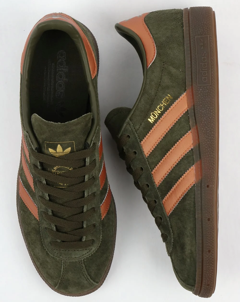 Adidas Munchen Trainers Night Cargo/Bronze - Image 2