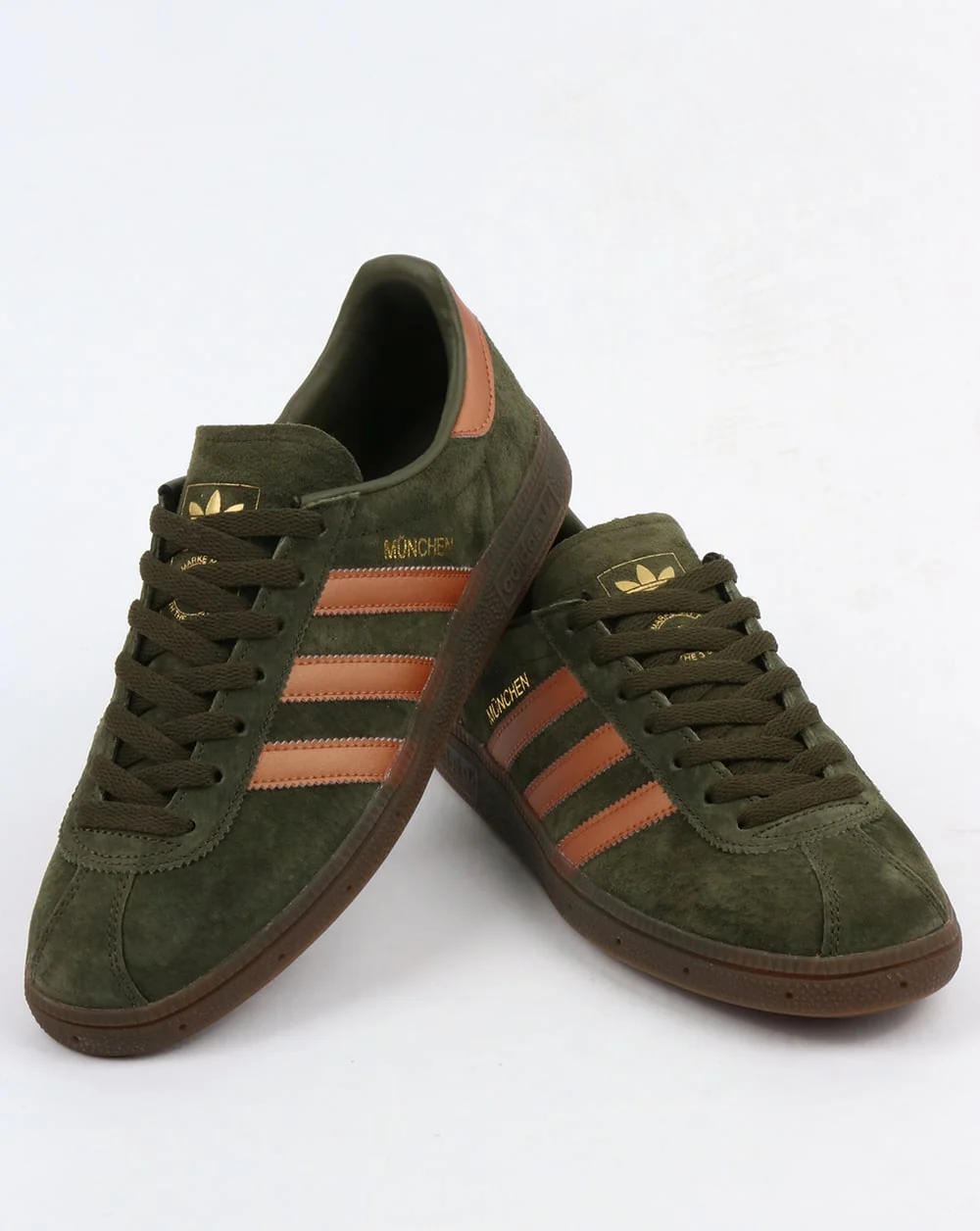 Adidas Munchen Trainers Night Cargo/Bronze - Image 3