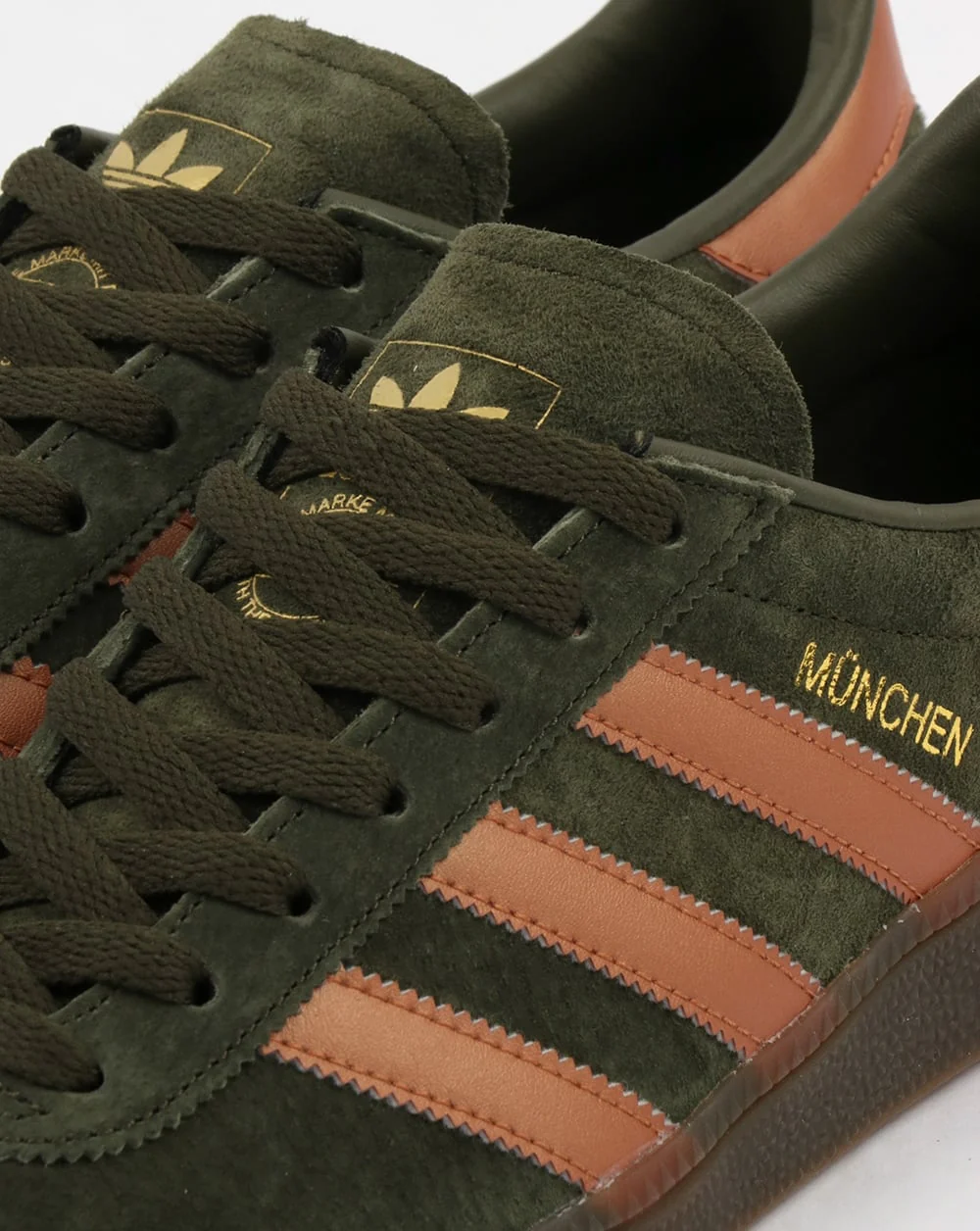 Adidas Munchen Trainers Night Cargo/Bronze - Image 4