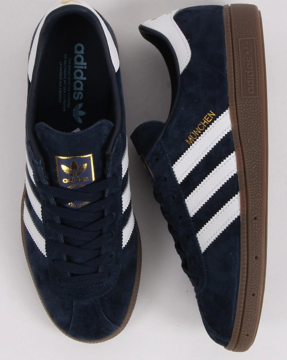 Adidas Munchen Trainers Premium Navy/white - Image 3