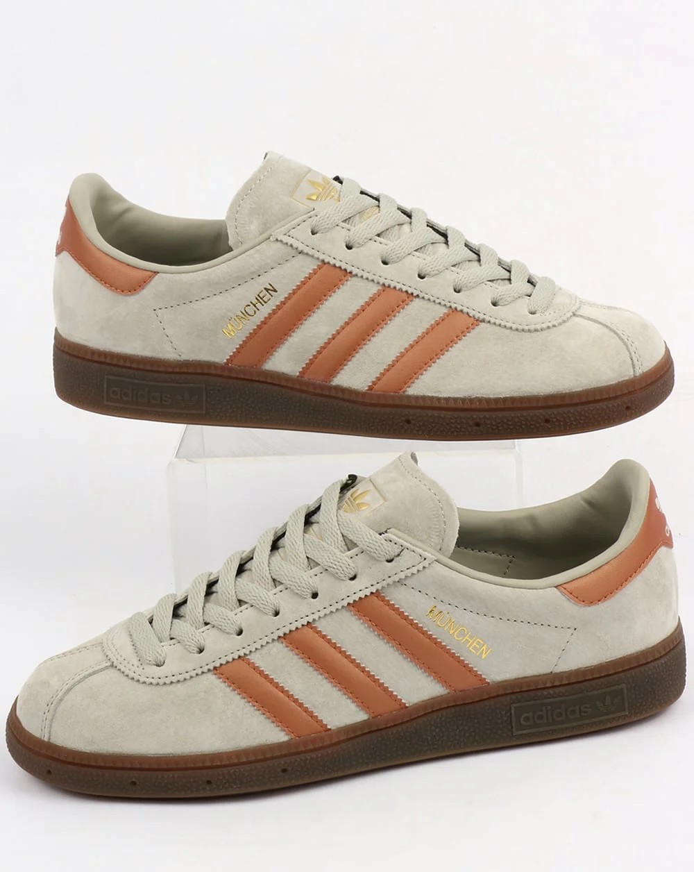 Adidas Munchen Trainers Soft Grey/Bronze