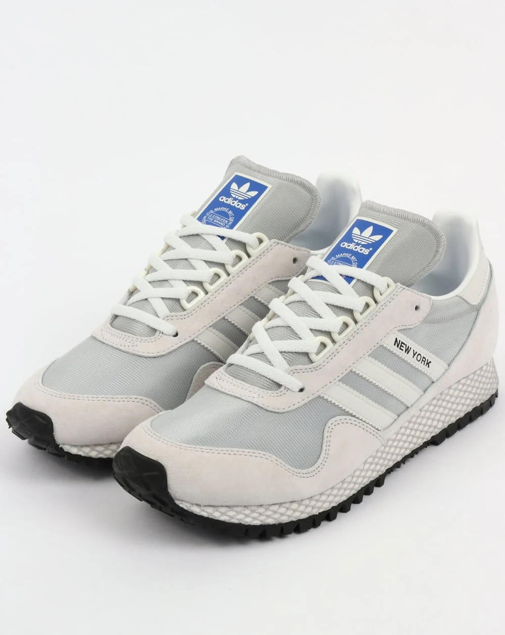 Adidas New York Trainers Crystal White/Grey