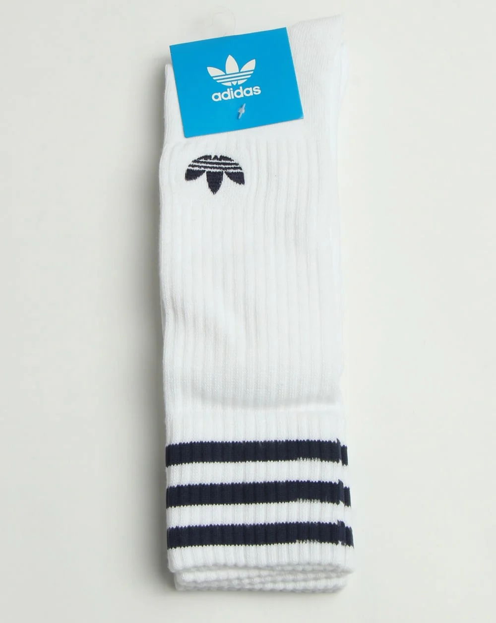 Adidas Originals 2 Pack Crew Socks White/blue - Image 2