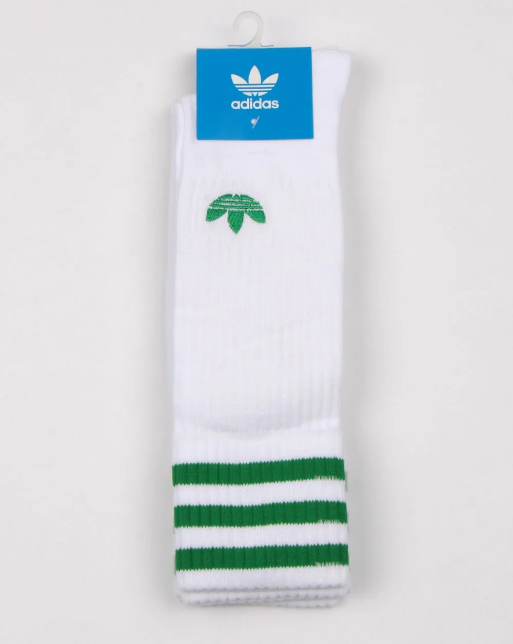 Adidas Originals 2 Pack Crew Socks White/green - Image 2