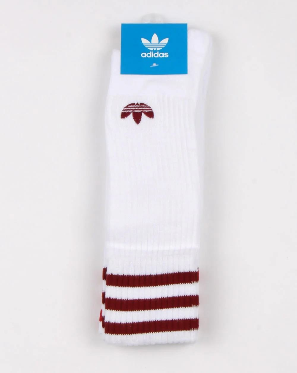 Adidas Originals 2 Pack Crew Socks White/red - Image 2